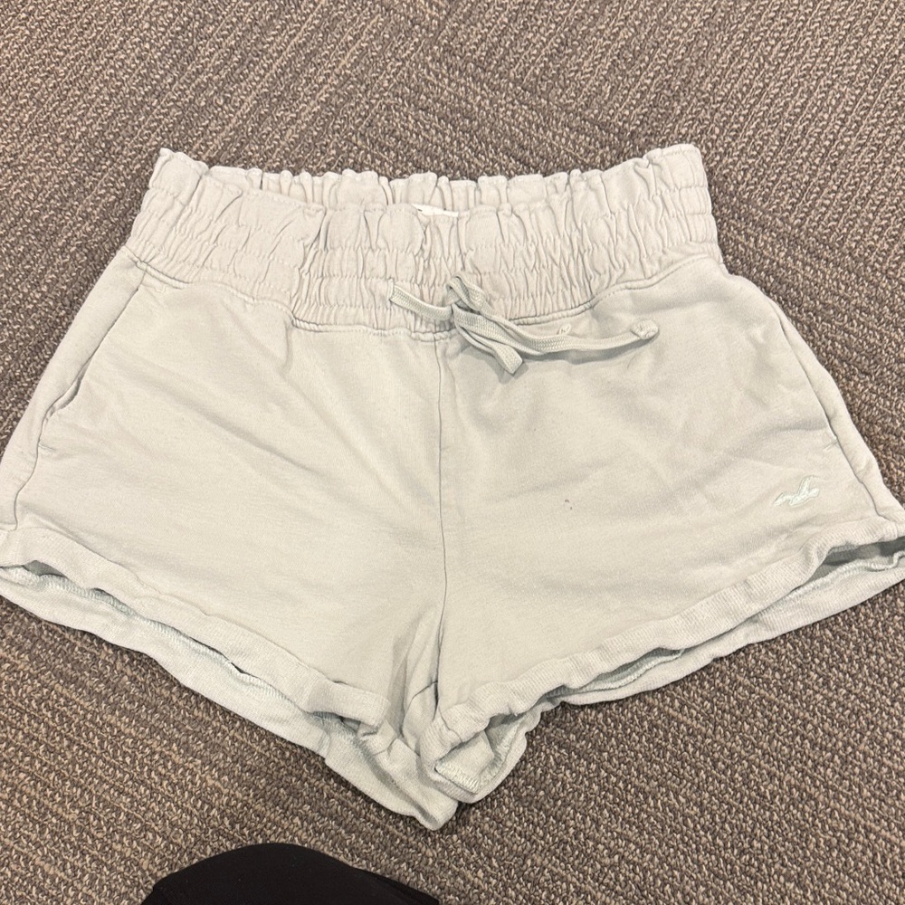 Women's Athletic Shorts in Light blue/Gray